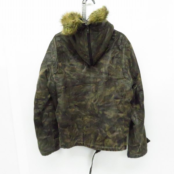 実際に弊社で買取させて頂いたCUSTOM CULTURE/カスタムカルチャー フーデットファー 中綿ジャケット/44の画像 1枚目