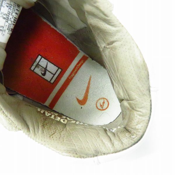 実際に弊社で買取させて頂いたNIKExFragment Design/ナイキ×フラグメントデザイン COURT AIR TRAINER 1/エア トレイナー 806942-282/27.5の画像 4枚目