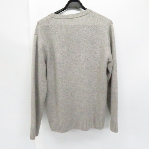 実際に弊社で買取させて頂いたBURBERRY LONDON/バーバリー ロンドン カシミヤ100% Vネックニット A1N12-645-06/Lの画像 1枚目