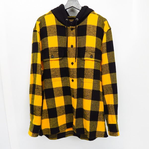 実際に弊社で買取させて頂いたDESCENDANT/ディセンダント 19SS spicoli hooded フード付き 長袖 チェックシャツ/3