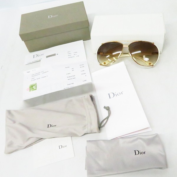 実際に弊社で買取させて頂いたChristian Dior /クリスチャンディオール サングラス CHICAGO 2 STR UPXHA 63□11 130  の画像 8枚目