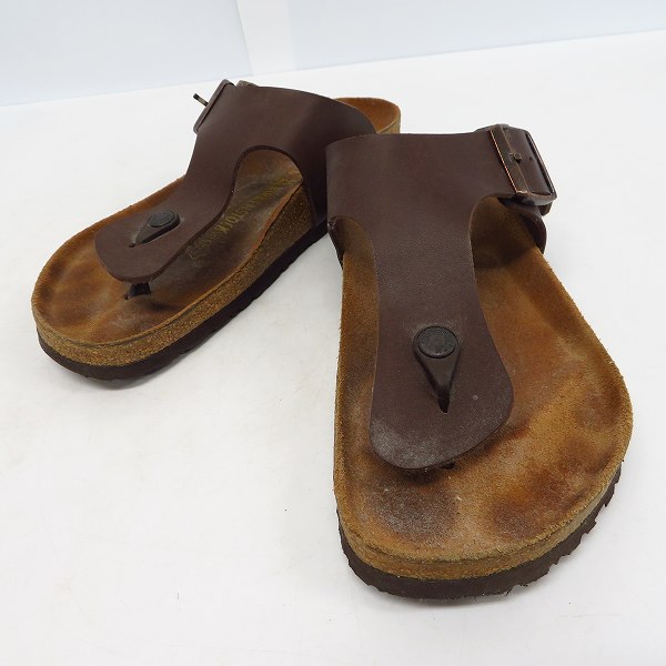 実際に弊社で買取させて頂いたBIRKENSTOCK/ビルケンシュトック レザーサンダル ブラウン/41