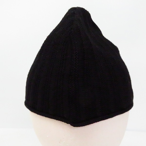 実際に弊社で買取させて頂いたARMANI EXCHANGE/アルマーニエクスチェンジ ニット帽 ブラックの画像 3枚目