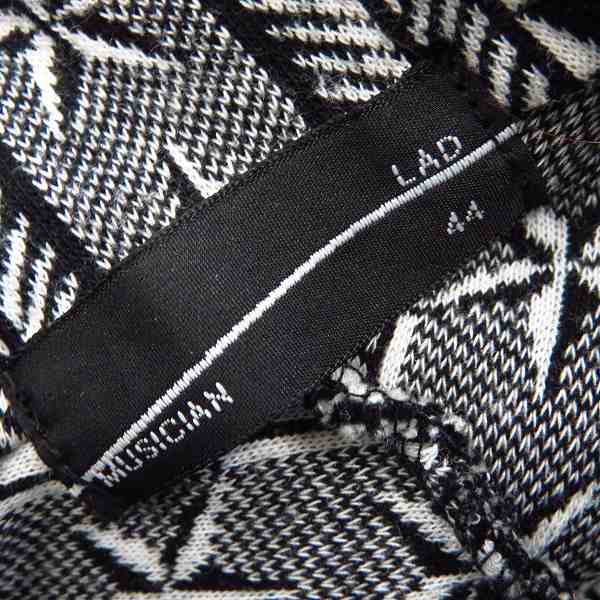 実際に弊社で買取させて頂いたLAD MUSICIAN/ラッドミュージシャン COTTON JERSEY DOUBLE JACQUARD パーカー 2111-605/44の画像 2枚目