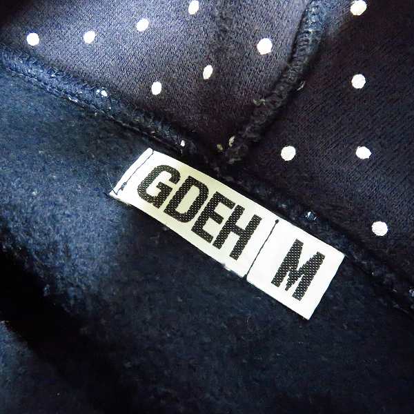 実際に弊社で買取させて頂いたGOOD ENOUGH/グッドイナフ GDEH ドット柄 プルオーバーパーカー/Mの画像 2枚目
