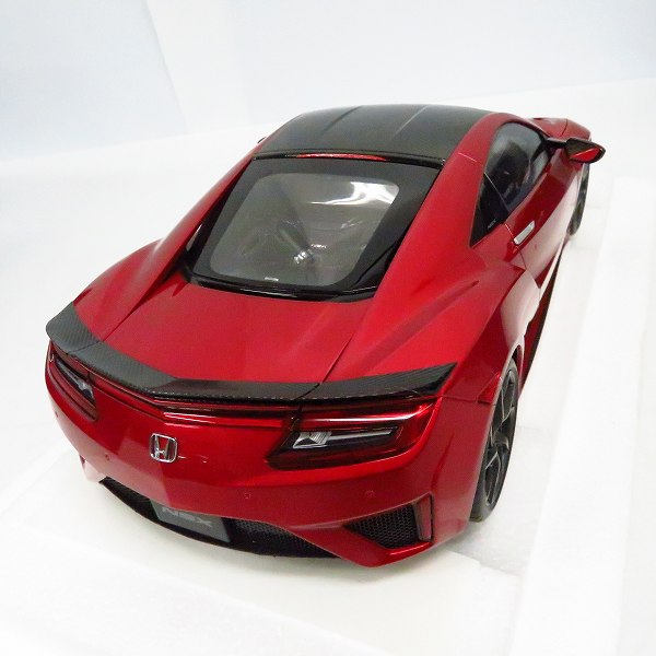 実際に弊社で買取させて頂いたAUTOart/オートアート 1/18 Honda/ホンダ NSX NC1 パールレッド 73233の画像 2枚目