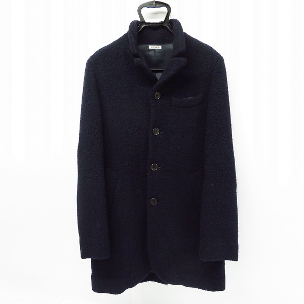 実際に弊社で買取させて頂いたBLUE BLUE/ブルーブルー ARIGATO ナイロン混 ウールメルトンコート/1