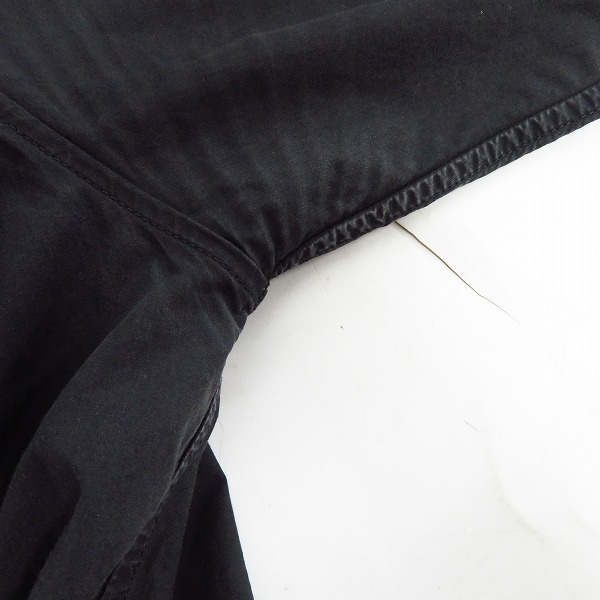 実際に弊社で買取させて頂いたMARNI/マルニ コットン半袖シャツ ブラック/黒 46の画像 7枚目