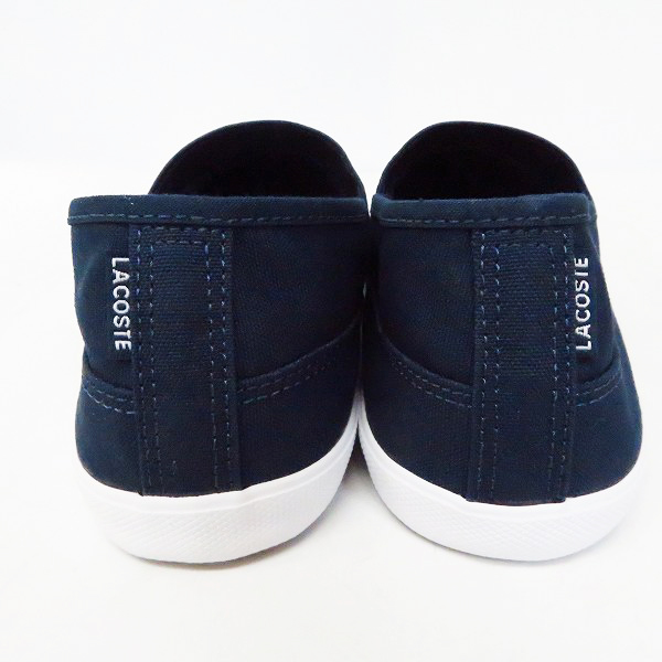 実際に弊社で買取させて頂いた【未使用】LACOSTE/ラコステ MARICE BL 2 CAM CANVAS 7-33CAM1071DB4 スリッポン/シューズ/US10 の画像 1枚目