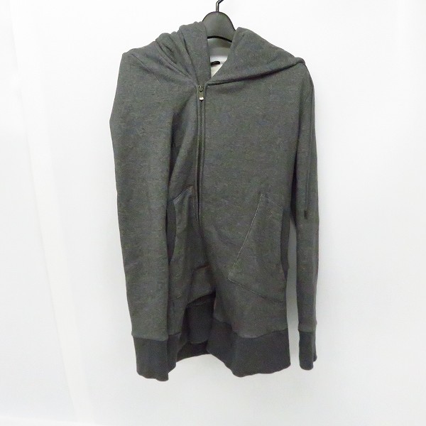 実際に弊社で買取させて頂いたato/アトウ 裏起毛ロングパーカー AM13C-G03/46