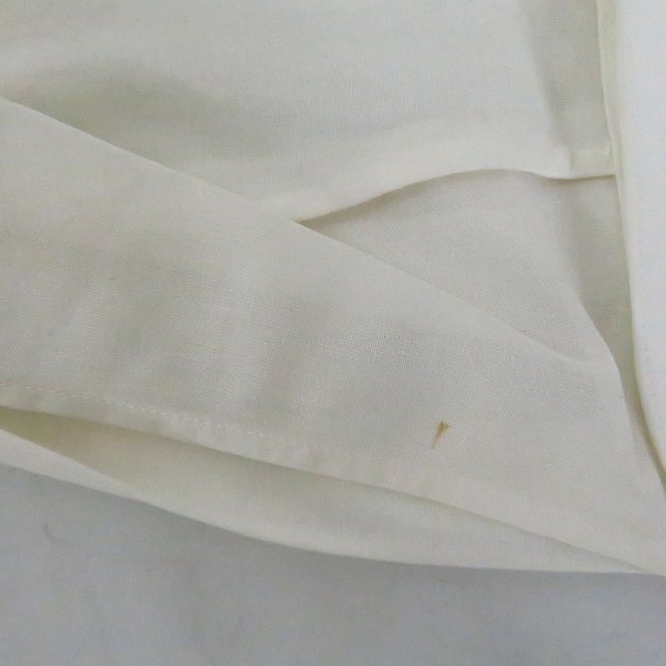 実際に弊社で買取させて頂いたGIORGIO ARMANI/ジョルジオアルマーニ CLASSICO ホワイト 長袖 シャツ 41/16の画像 7枚目