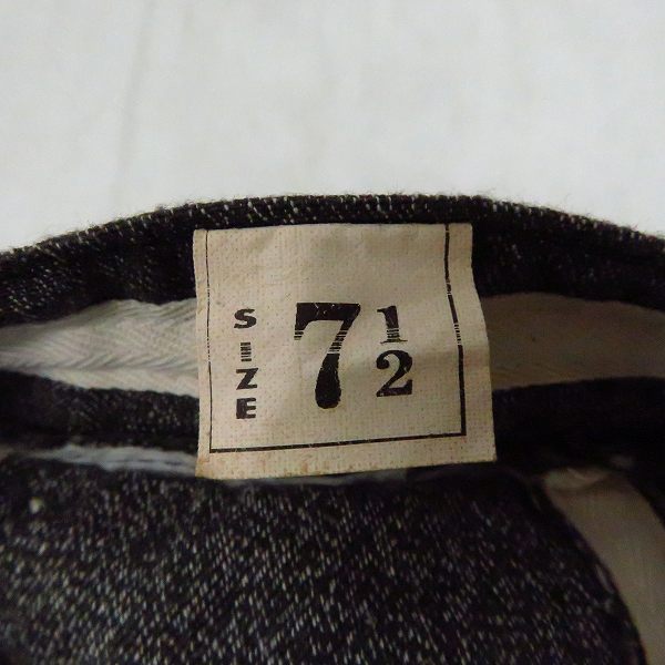 実際に弊社で買取させて頂いたSUGAR CANE/シュガーケーン キャスケット SCO2413/7.5の画像 6枚目