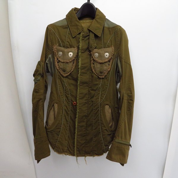 実際に弊社で買取させて頂いたLGB/ルグランブルー カットオフデザイン ジップアップジャケット 2P20/JK 8522M/0