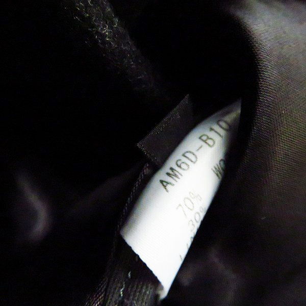 実際に弊社で買取させて頂いたato/アトウ カシミヤウール ダブルブレスト ショート丈 Pコート AM6D-B10/46の画像 6枚目