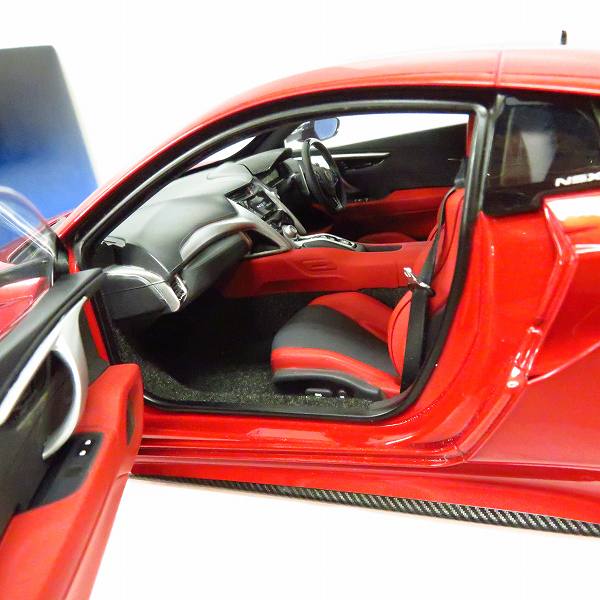 実際に弊社で買取させて頂いたAUTOart/オートアート 1/18 Honda/ホンダ NSX NC1 パールレッド 73233の画像 5枚目