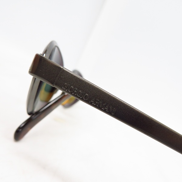 実際に弊社で買取させて頂いたGIORGIO ARMANI/ジョルジオ アルマーニ ヴィンテージ 度入り サングラスフレーム/アイウェア 707/976の画像 7枚目