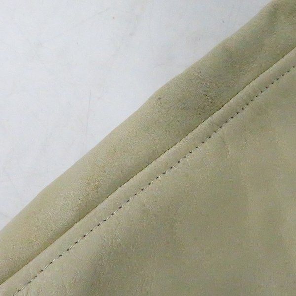 実際に弊社で買取させて頂いたACANTHUS/アカンサス 袖レザー スタジャン/Sの画像 6枚目