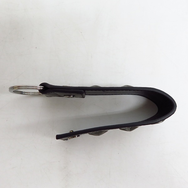 実際に弊社で買取させて頂いたJIMMY CHOO/ジミーチュウ WARWICK EOA/183 キーリング/キーホルダーの画像 2枚目