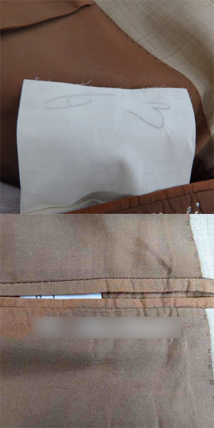 実際に弊社で買取させて頂いたHUGO BOSS/ヒューゴボス スーツ セットアップ 3B イタリア製/48の画像 8枚目