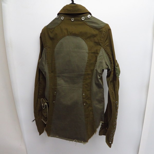 実際に弊社で買取させて頂いたLGB/ルグランブルー カットオフデザイン ジップアップジャケット 2P20/JK 8522M/0の画像 1枚目