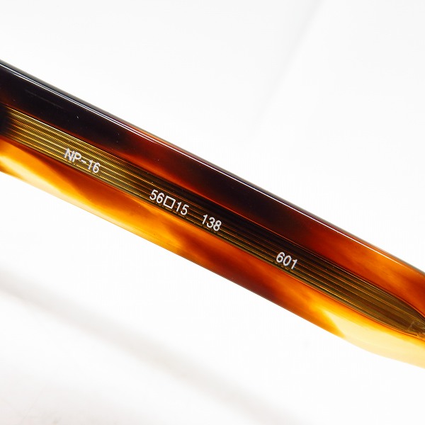 実際に弊社で買取させて頂いた999.9/フォーナインズ フルリム 度入り/眼鏡/メガネフレーム NP-16の画像 4枚目