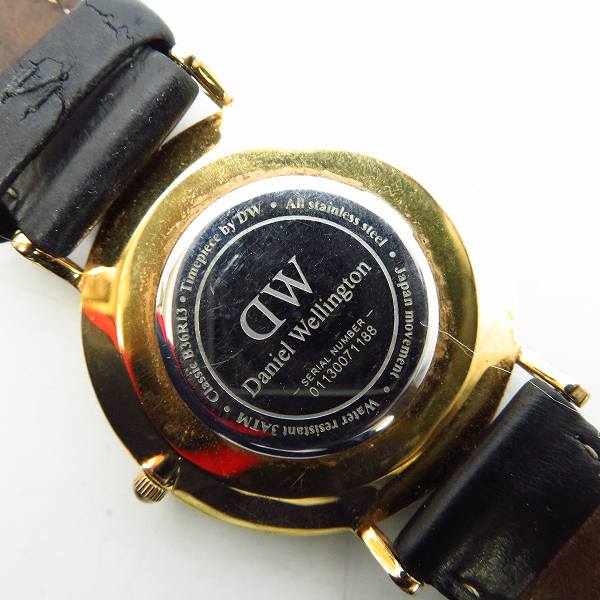 実際に弊社で買取させて頂いたDaniel Wellington/ダニエルウェリントン レザーベルト クォーツ/ウォッチ/腕時計の画像 3枚目