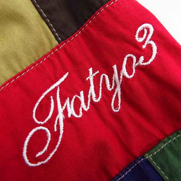 実際に弊社で買取させて頂いたFAT/エフエーティー PARQUET マルチパッチワーク柄長袖シャツ/SKINNYの画像 4枚目