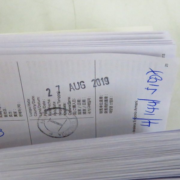 実際に弊社で買取させて頂いたEMPORIO ARMANI/エンポリオアルマーニ クロノグラフ 腕時計 AR-6066の画像 5枚目