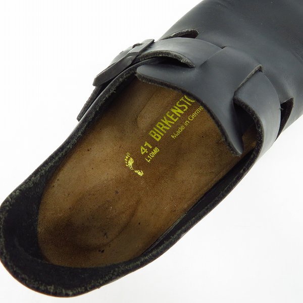 実際に弊社で買取させて頂いたBIRKEN STOCK/ビルケンシュトック LONDON/ロンドン レザーサンダル 066193 Size：41の画像 4枚目