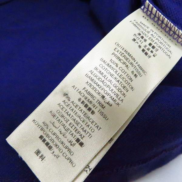 実際に弊社で買取させて頂いたBURBERRY LONDON/バーバリーロンドン ポロシャツ パープル/Lの画像 3枚目