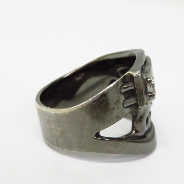 実際に弊社で買取させて頂いたDr MONROE/ドクターモンロー メッセージスカルリング FC-246-SV の画像 4枚目