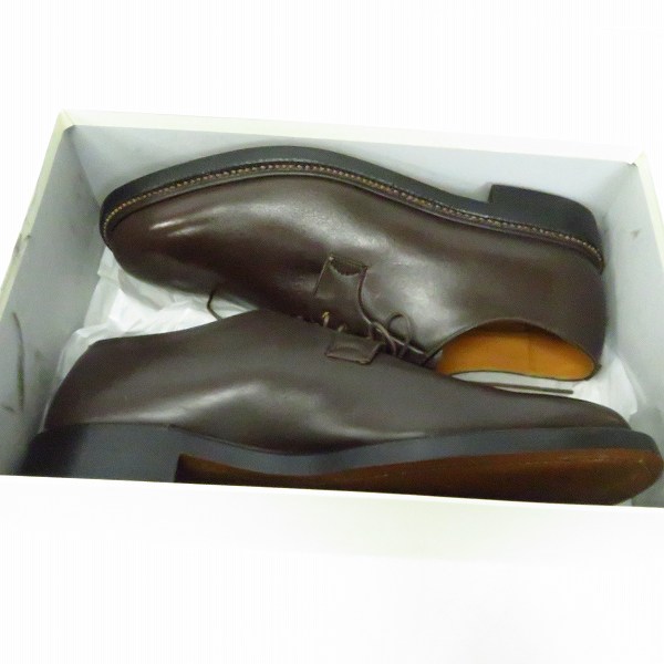 実際に弊社で買取させて頂いたURBAN RESEARCH Tailor/アーバンリサーチテイラー プレーントゥ レザーシューズ ブラウン/8.5の画像 6枚目
