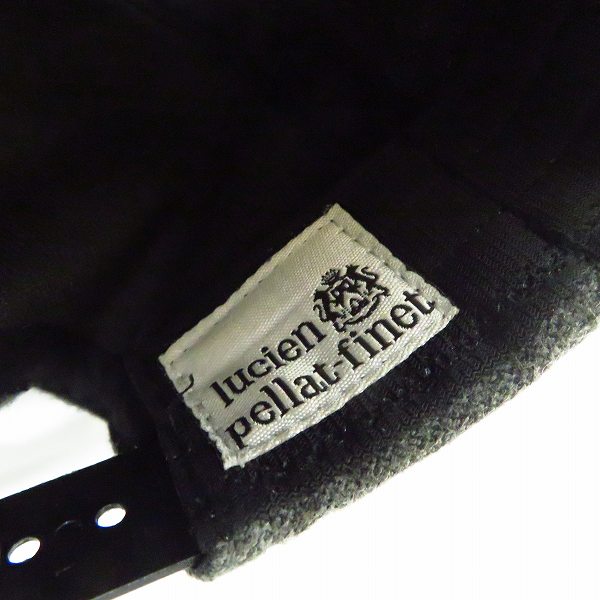 実際に弊社で買取させて頂いたLucien pellat-finet/ルシアンペラフィネ コットン ロゴパッチ キャップ/FREEの画像 5枚目