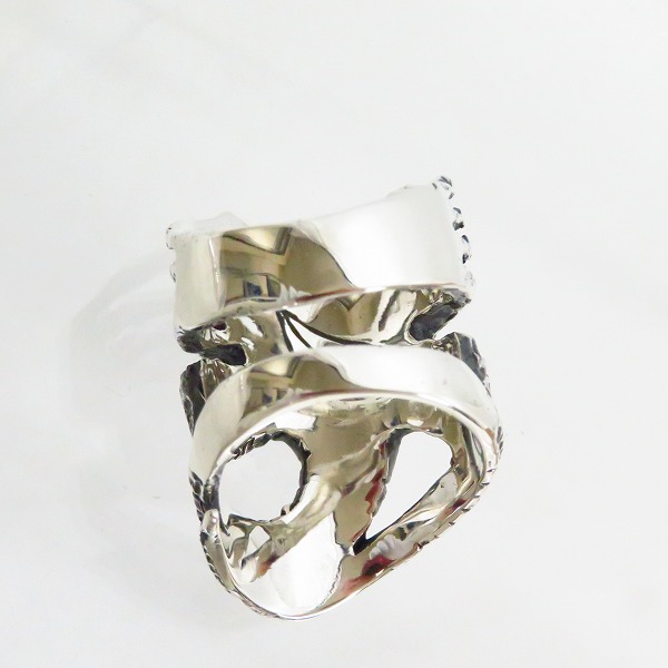 実際に弊社で買取させて頂いたCRAZY PIG/クレイジーピッグ The Face Hugger Ring/フェイスハガー リング #315/18-18.5号の画像 2枚目