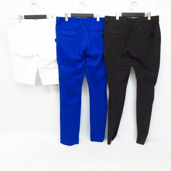 実際に弊社で買取させて頂いた【未使用】Kappa/カッパ ゴルフパンツ ロイヤルブルー/ホワイト/ブラック L 3点セットの画像 1枚目