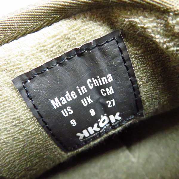 実際に弊社で買取させて頂いたKKOK/コック スエードレザー スニーカー 27.0の画像 5枚目