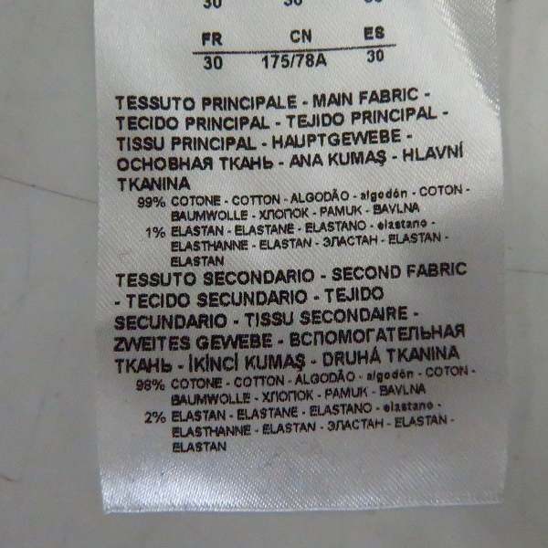 実際に弊社で買取させて頂いたARMANI EXCHANGE/アルマーニエクスチェンジ AX ストレート パンツ/ブラック 30の画像 4枚目