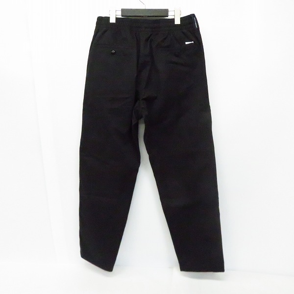 実際に弊社で買取させて頂いたDESCENDANT/ディセンダント コットンパンツ ブラック 3の画像 1枚目