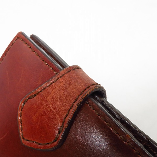 実際に弊社で買取させて頂いたFUNNY/ファニー 二つ折り コンチョ レザーウォレット/財布の画像 7枚目