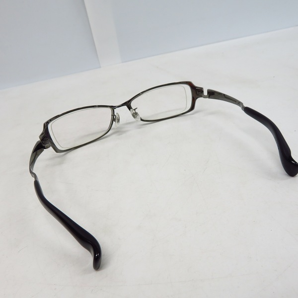 実際に弊社で買取させて頂いた999.9/フォーナインズ チタンメタルフレーム メガネ/眼鏡 S-592Tの画像 1枚目