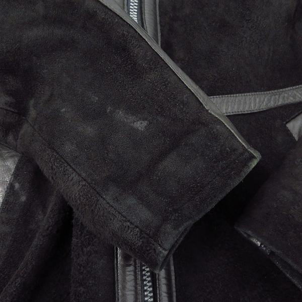 実際に弊社で買取させて頂いたISAMUKATAYAMA BACKLASH/イサムカタヤマ バックラッシュ カンガルー スエード インナーファー レザージャケット/2の画像 7枚目