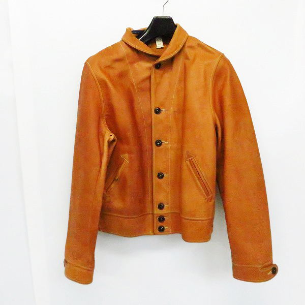 実際に弊社で買取させて頂いたMr.FREEDOM×SUGAR CANE/ミスターフリーダム×シュガーケーン オールレザー キャンパスジャケット Size：42 