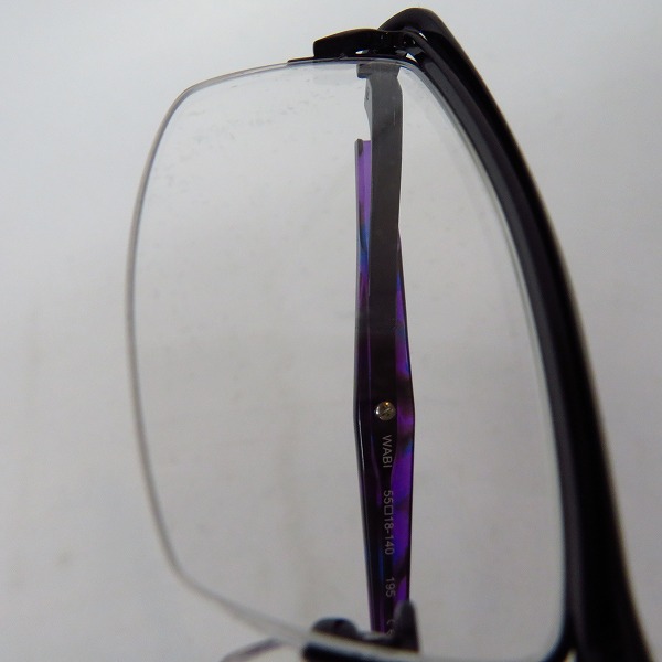 実際に弊社で買取させて頂いたLess than human/レスザンヒューマン WABI/ワビ アイウェア/メガネフレーム/眼鏡 195 の画像 6枚目