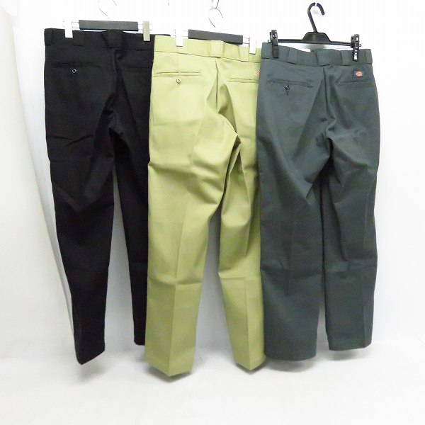 実際に弊社で買取させて頂いたDickies/ディッキーズ ワークパンツ グレー系/ベージュ系/ダークネイビー系 3点セットの画像 1枚目