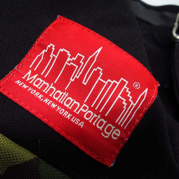 実際に弊社で買取させて頂いたManhattan Portage/マンハッタンポーテージ カモフラージュ柄切り替えし メッセンジャーバッグの画像 4枚目