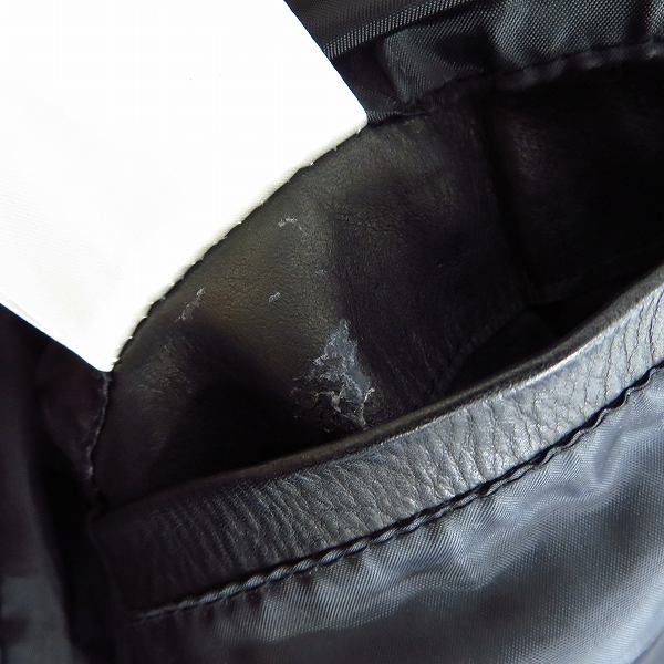 実際に弊社で買取させて頂いたDIESEL BLACK GOLD/ディーゼルブラックゴールド スタッズ レザー シングルライダース ジャケット/ブラック 48の画像 7枚目