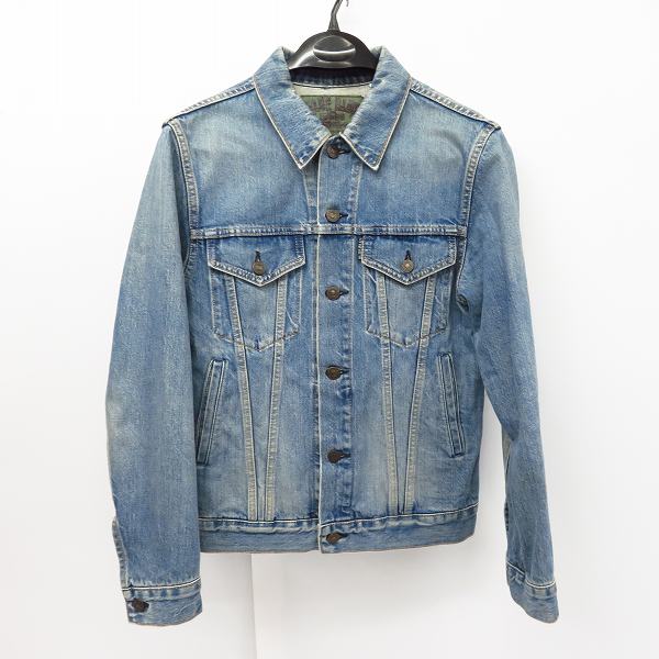 実際に弊社で買取させて頂いたBLUE BLUE/ブルーブルー ウォッシュド加工 デニムジャケット/2