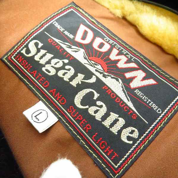 実際に弊社で買取させて頂いたSUGAR CANE/シュガーケーン ヨークレザー 切替 ダウンベスト　SC11598/Lの画像 2枚目