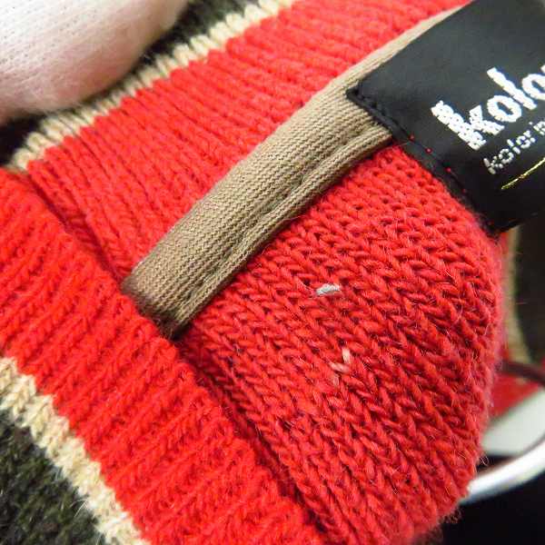 実際に弊社で買取させて頂いたKolor/カラー 袖切替 パイル スタジャン 18WCM-G09203/1の画像 5枚目