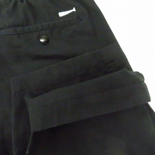実際に弊社で買取させて頂いたDESCENDANT/ディセンダント コットンパンツ ブラック 3の画像 6枚目